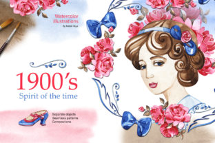 1900s Spirit of the Time Illustrations