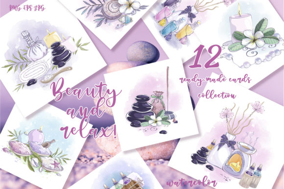 Beauty and Relax Illustrations