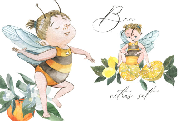 Bee. Citrus Set