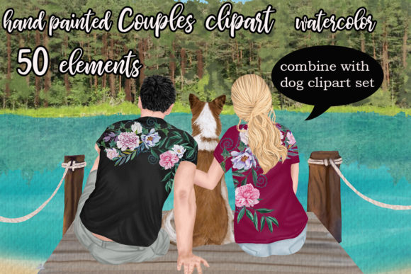 Couple Clipart Mug Design and Illustrations