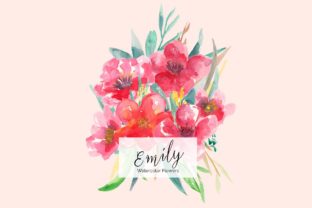 Emily Watercolors Flowers Illustrations