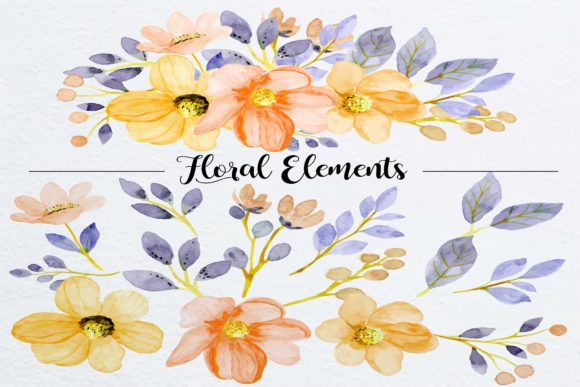 Floral Elements for Decoration