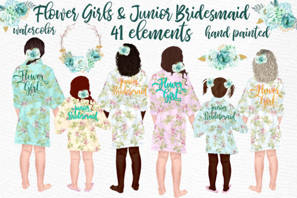 Flower Girl Illustrations