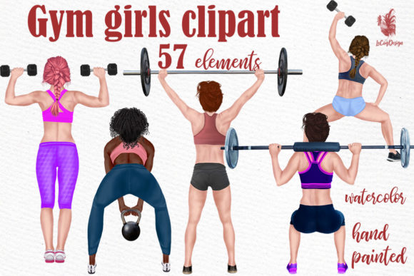 Girls Workout Clipart Review