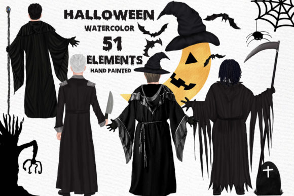 Halloween Clipart Wizard Clipart and Illustrations