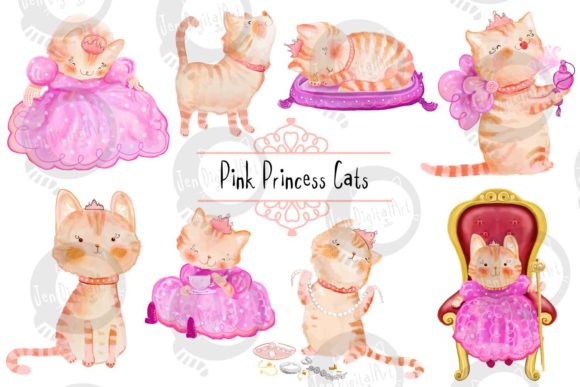 Pink Princess Cats