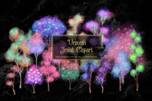 Unicorn Forest Trees Clipart Review