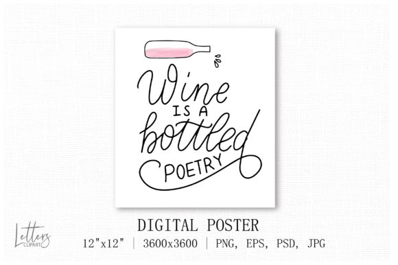 Wine is a Bottled Poetry. Wine Quote